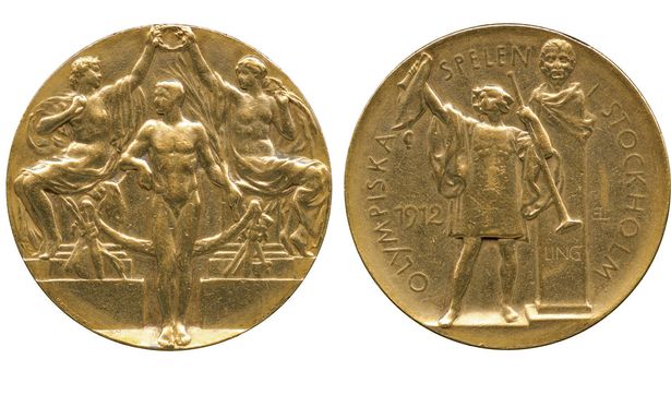1912 Olympic Gold Medal For Sale